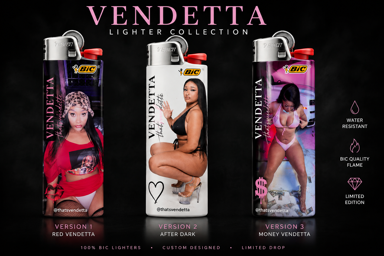 Vendetta limited edition BIC lighter collection